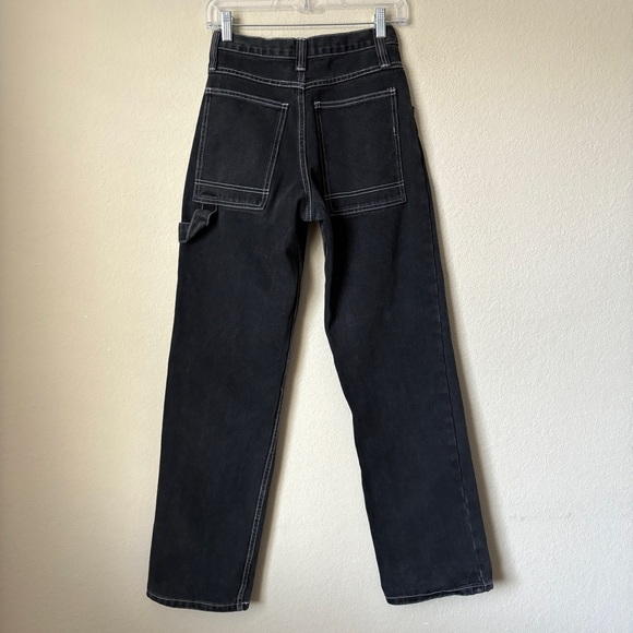 Brandy Melville J. Galt Carpenter Straight Leg Jeans with Contrast Stitching - Picture 7 of 11